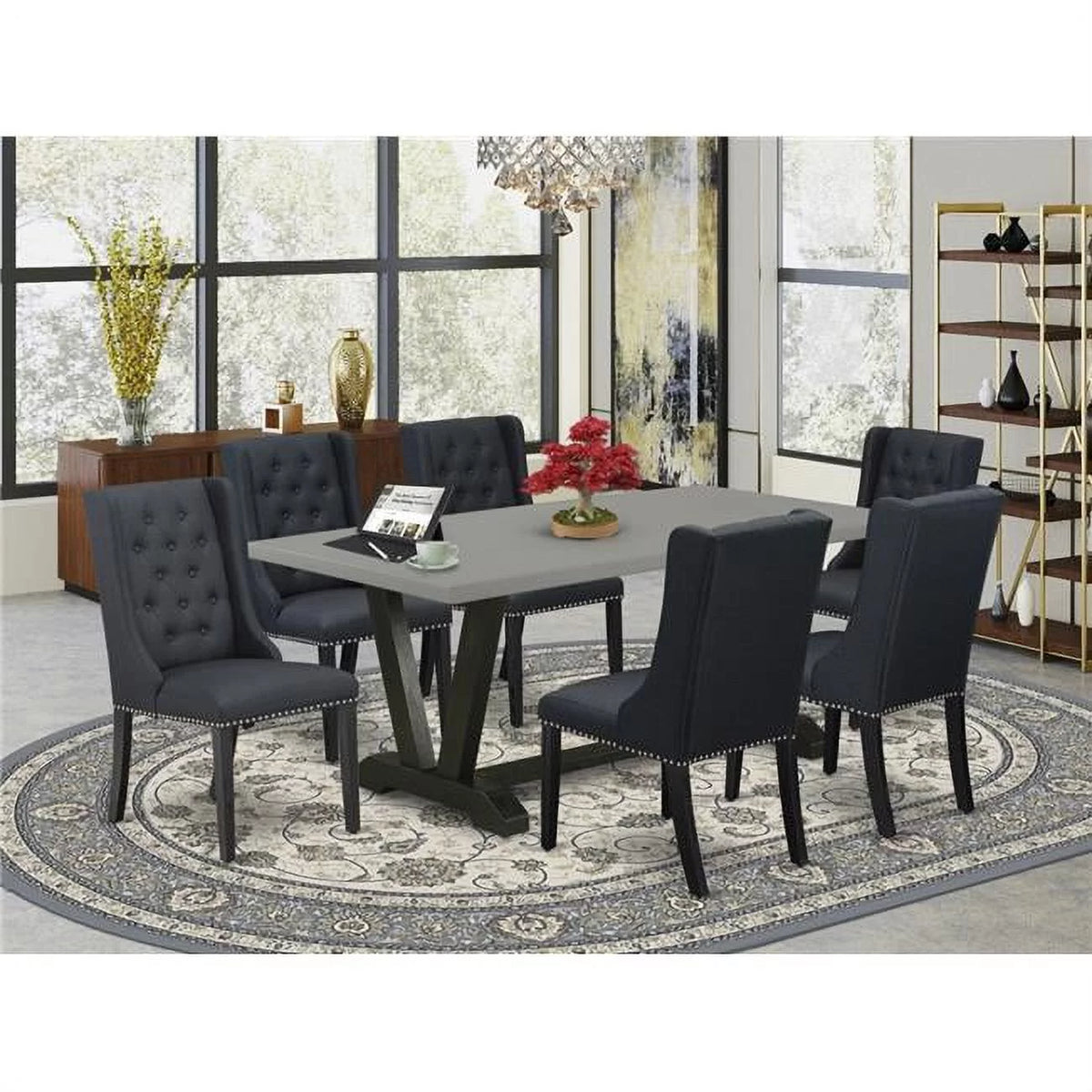7 Piece Kitchen Table Set B58701