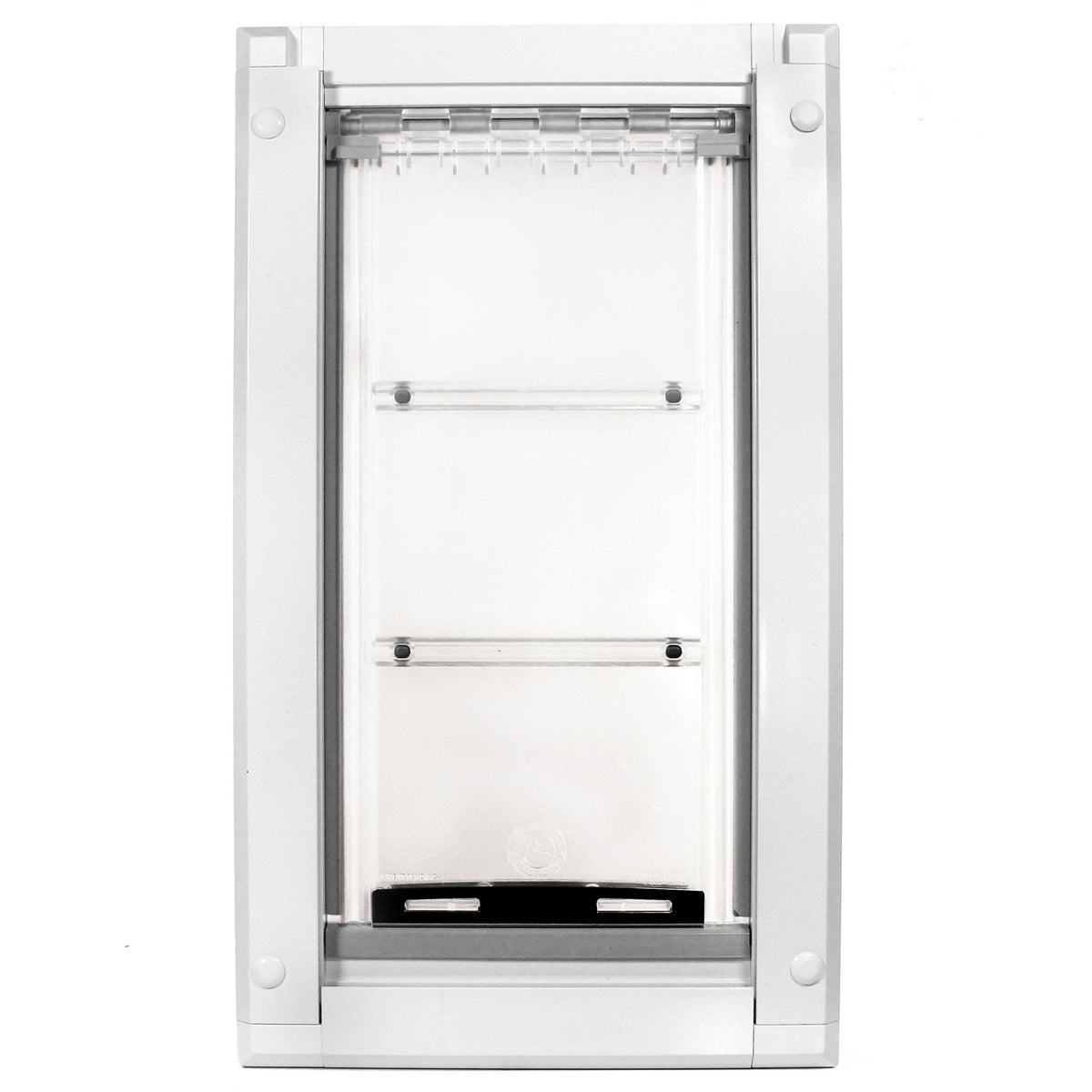 White Wall Mount Pet Door Medium Single Flap R415