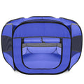 Portable Pet Playpen Dark Blue C5190