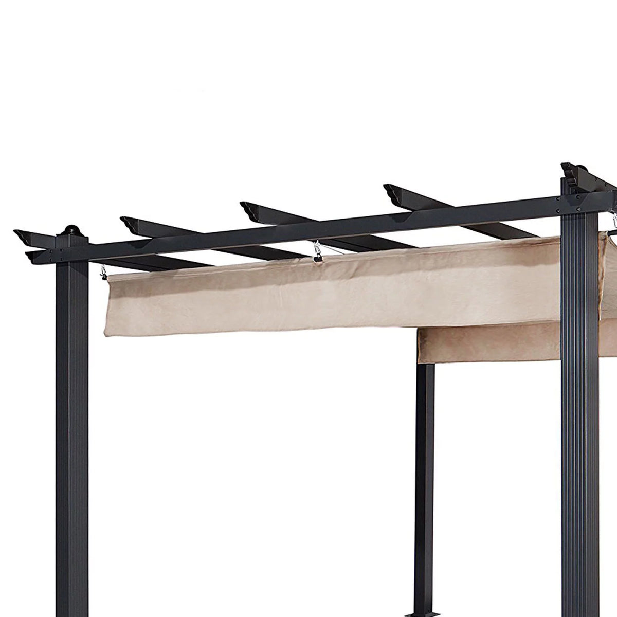 Aluminum Outdoor Canopy Pergola 9 x 9 ft White H463013
