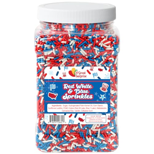 Christmas Sprinkles 2.2 LB Red Green White K5297