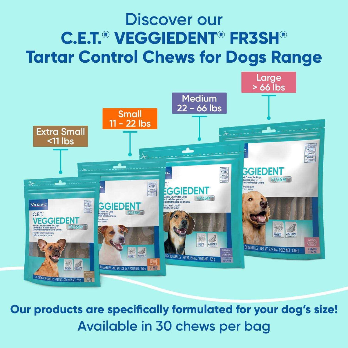VeggieDent Tartar Control Chews for Dogs T823264