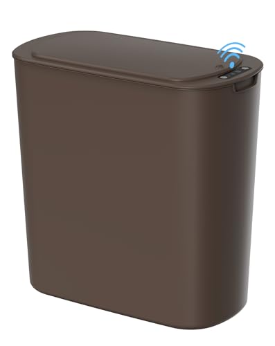 Automatic Motion Sensor 2.6 Gallon Touchless Trash Can White W408