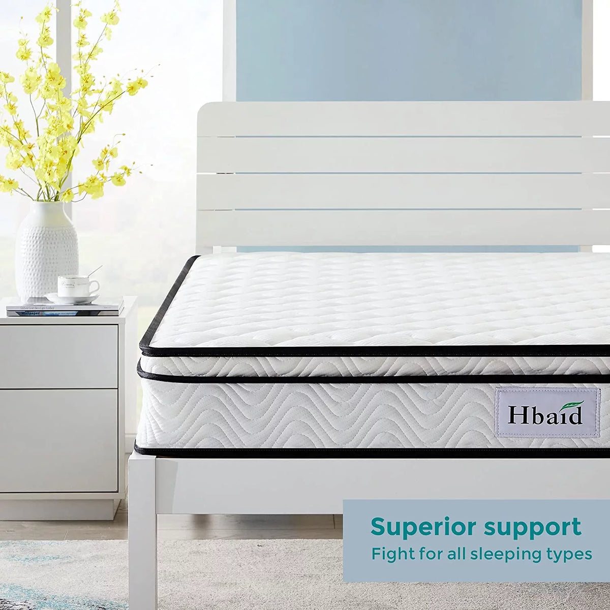 8 Foam and Innerspring Hybrid Mattress Twin L2802