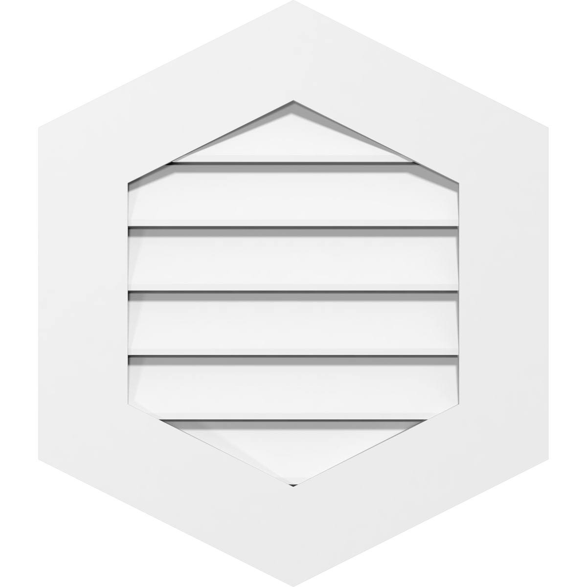 PVC Gable Vent Z214