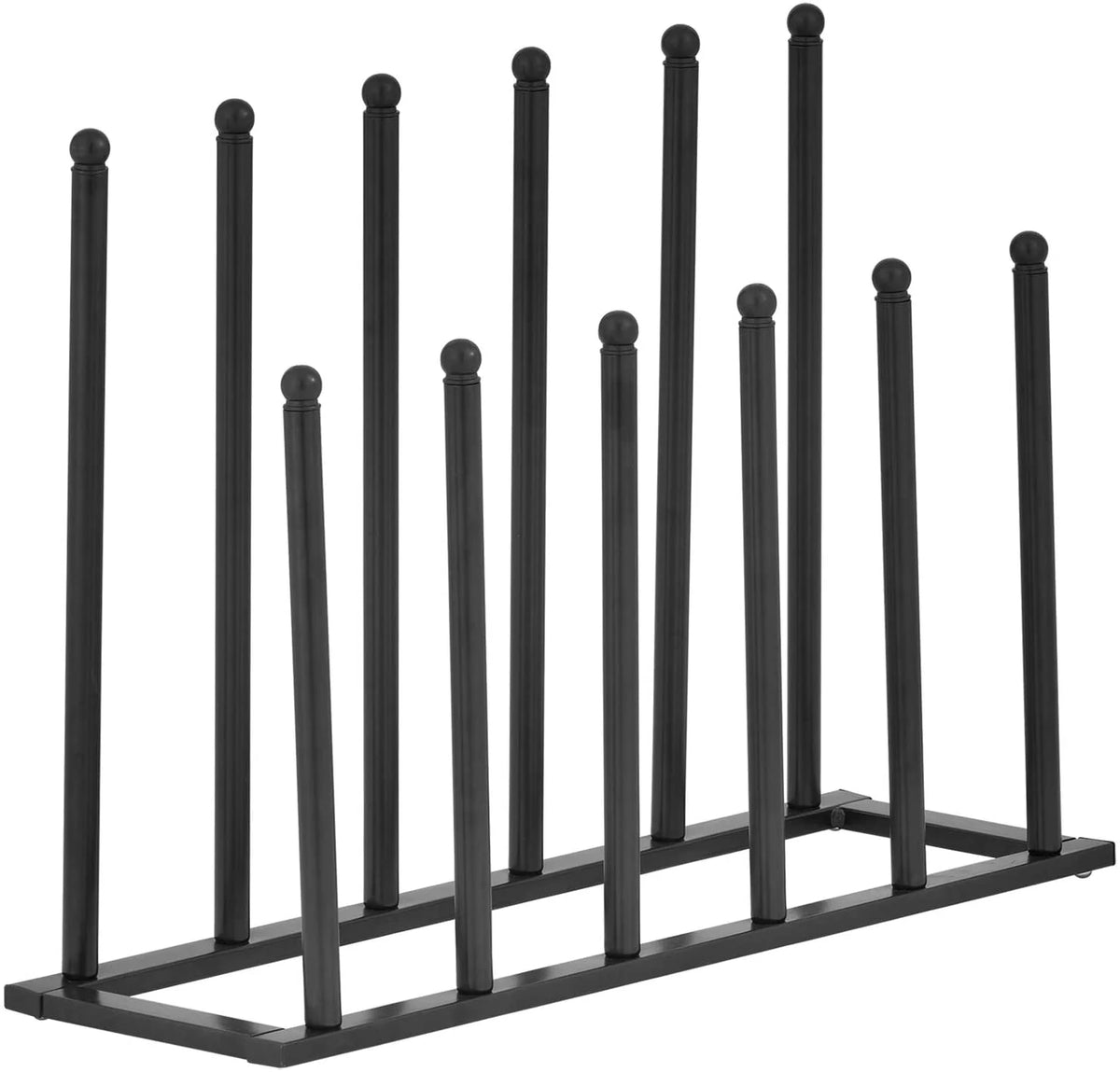 6-Pair Black Metal Boot Shoes Storage Rack X18815