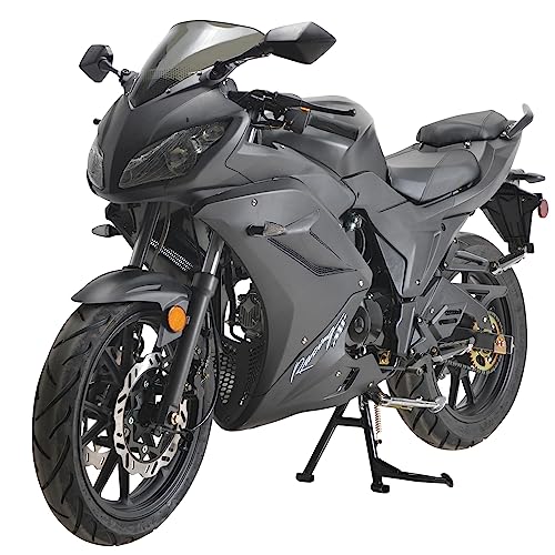 125cc Motorcycle with Manual Transmission, LED Lights and 17 inches Wheels Y6254