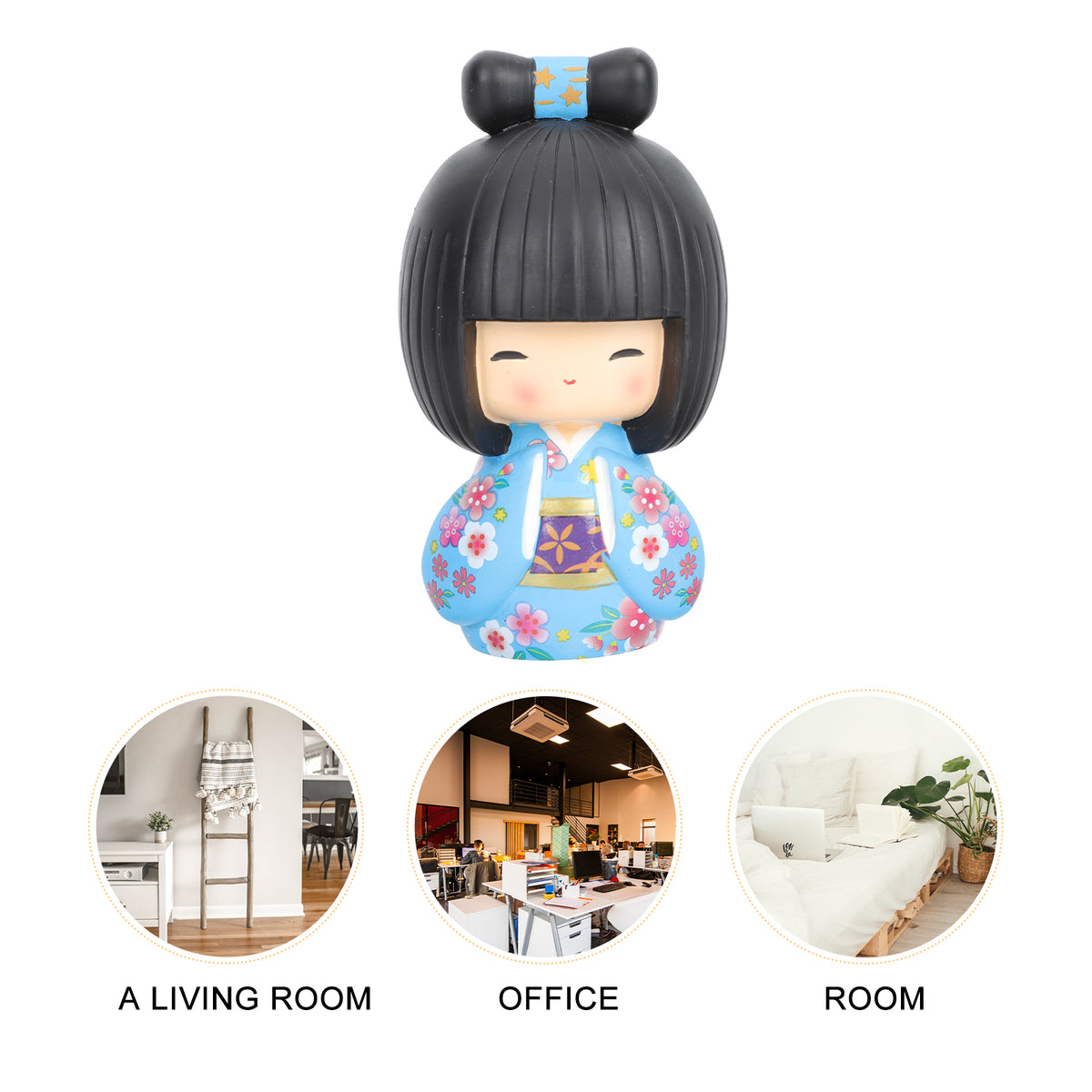 Kimono Doll Japanese Traditional Home Decor Toys W57241