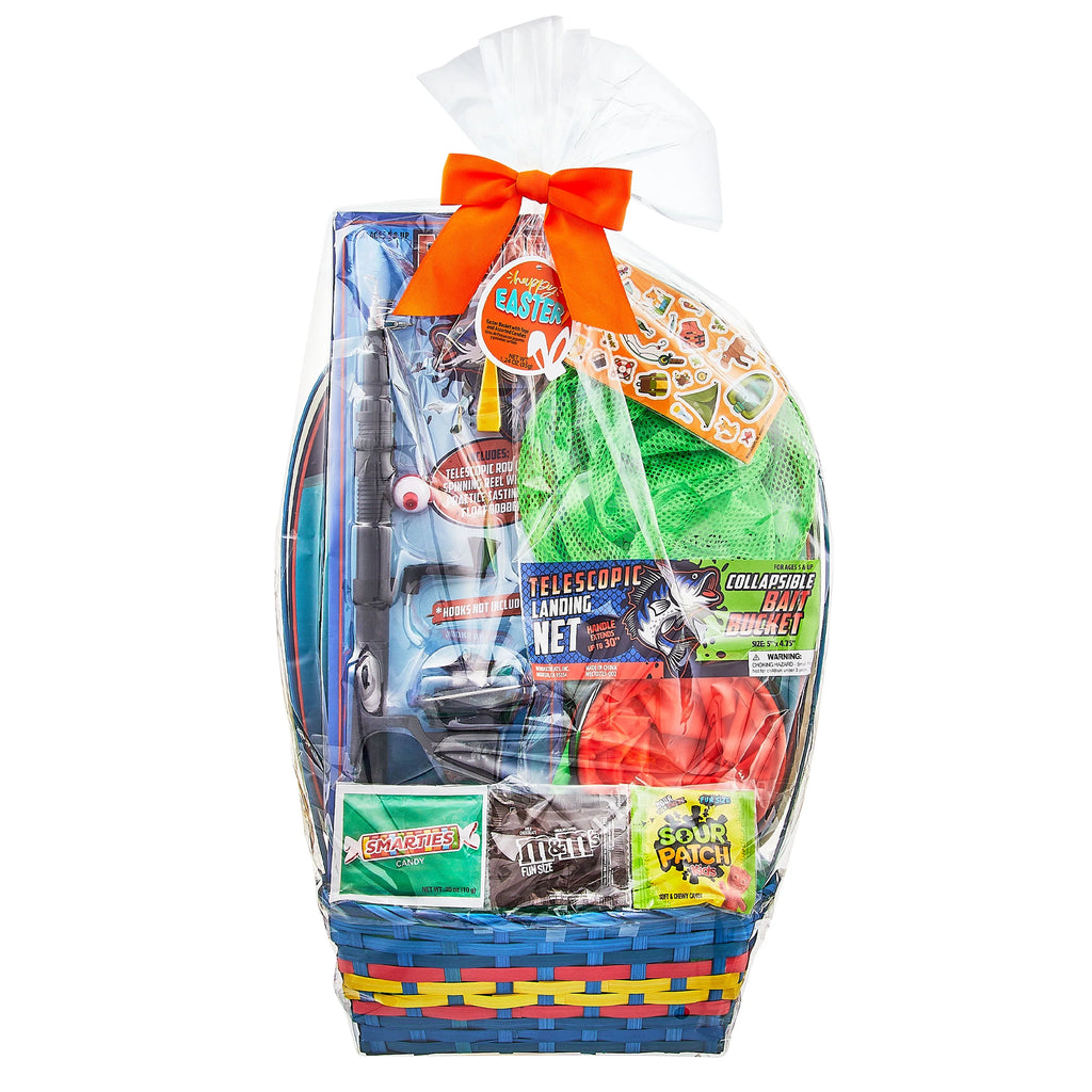 Fishing Adventure Filled Easter Basket with Candies S28836