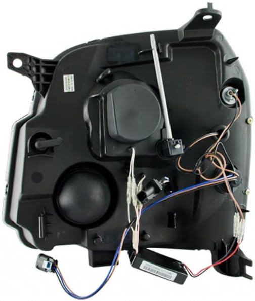 Projector Headlights with Halo Black CCFL Z444642