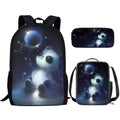 Panda Backpack Set with Lunch Bag and Pencil Case, 3-Pieces I220