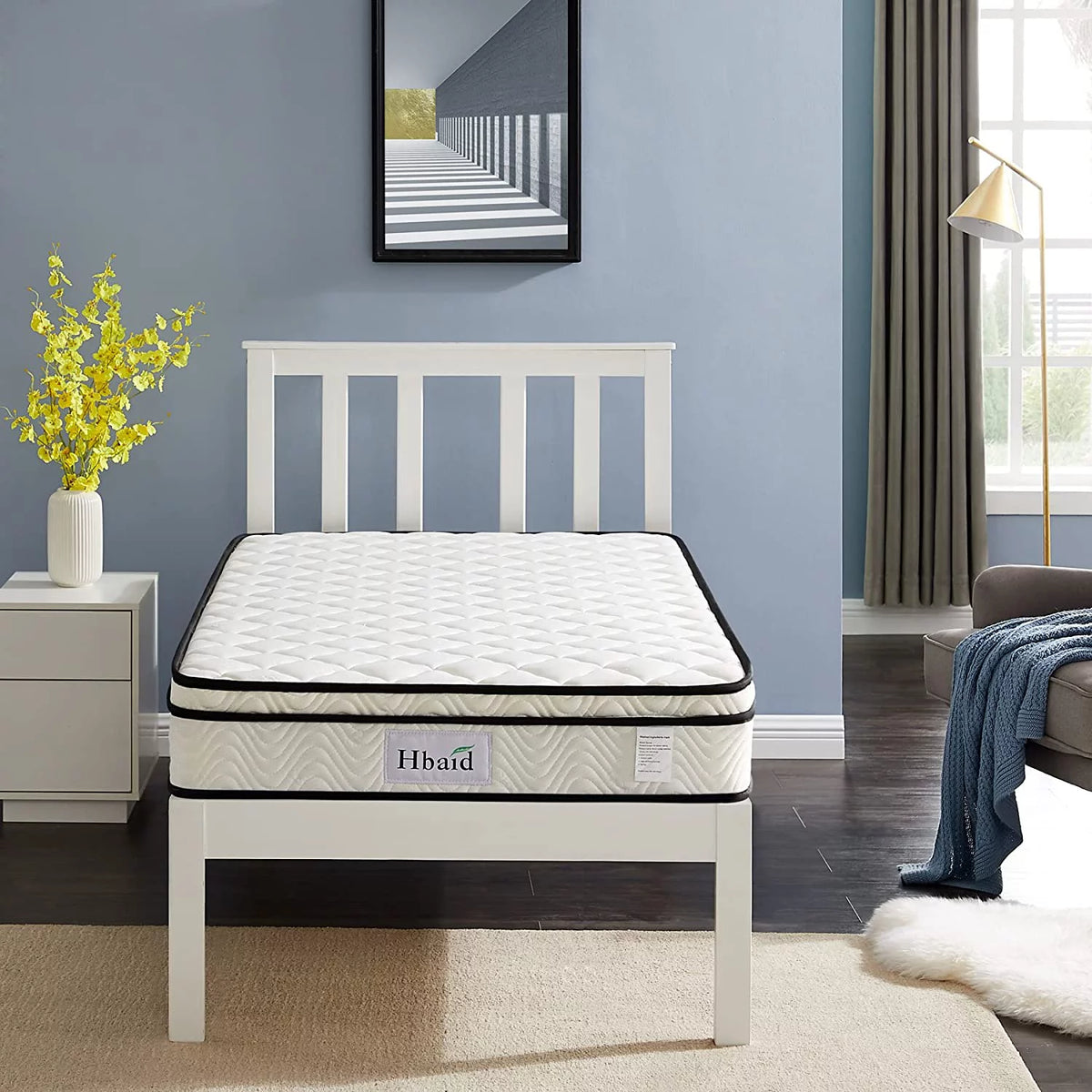 8 Foam and Innerspring Hybrid Mattress Twin L2802