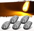 5PCS Clear/Amber 45LED Cab Marker Roof Light V49755