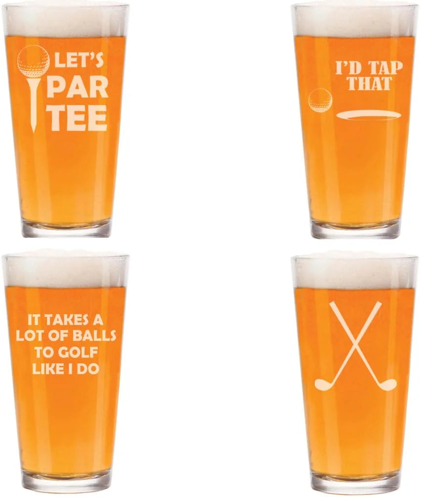 16 oz Beer Pint Glass Set Of 4 Y251