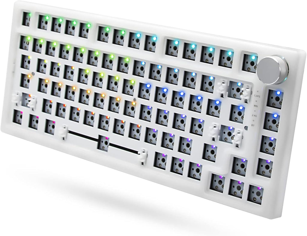 75% Gasket Mechanical Keyboard Kit, 83 Key, RGB Backlit A347831