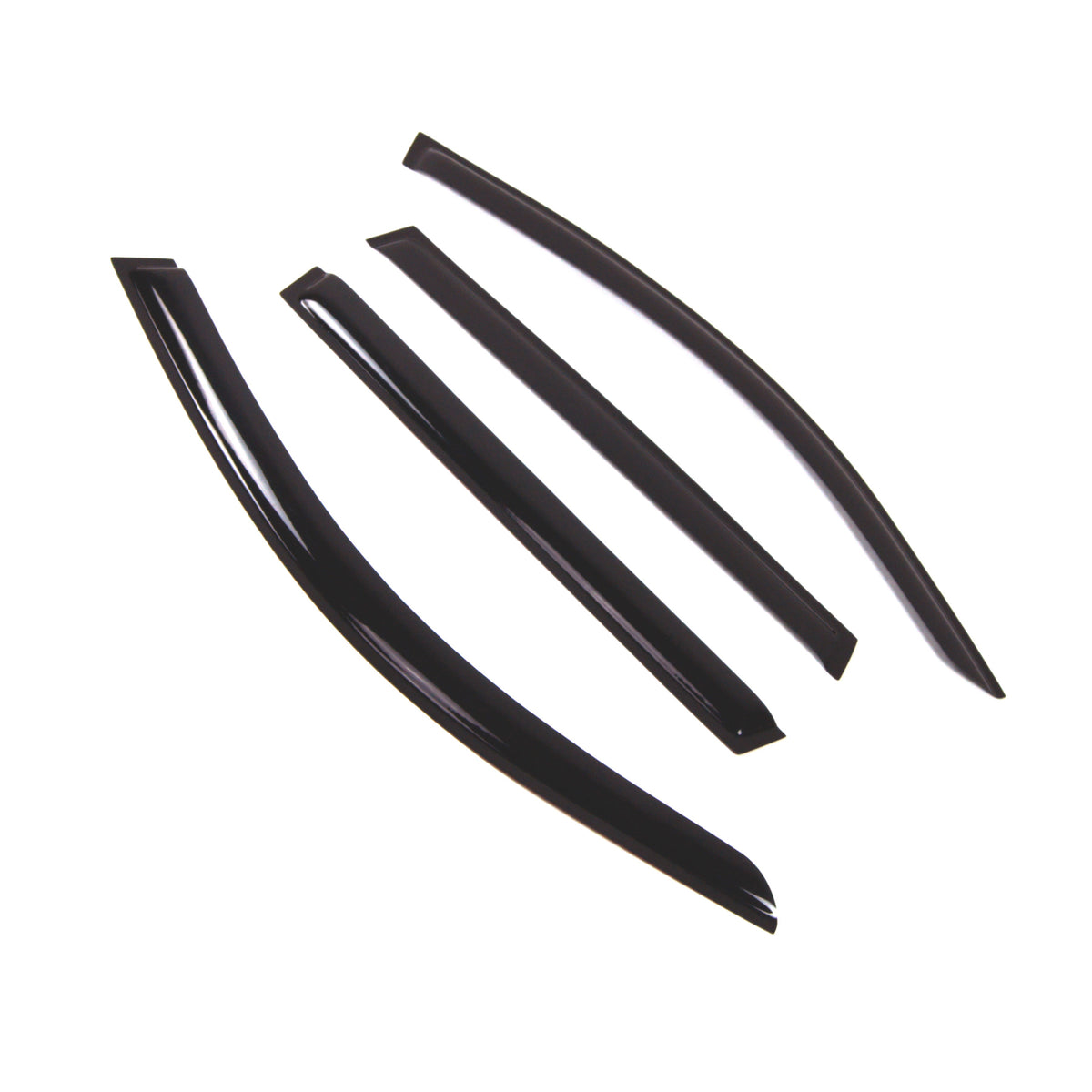 Smoke Tinted 4 Pcs Window Visor Deflector C536