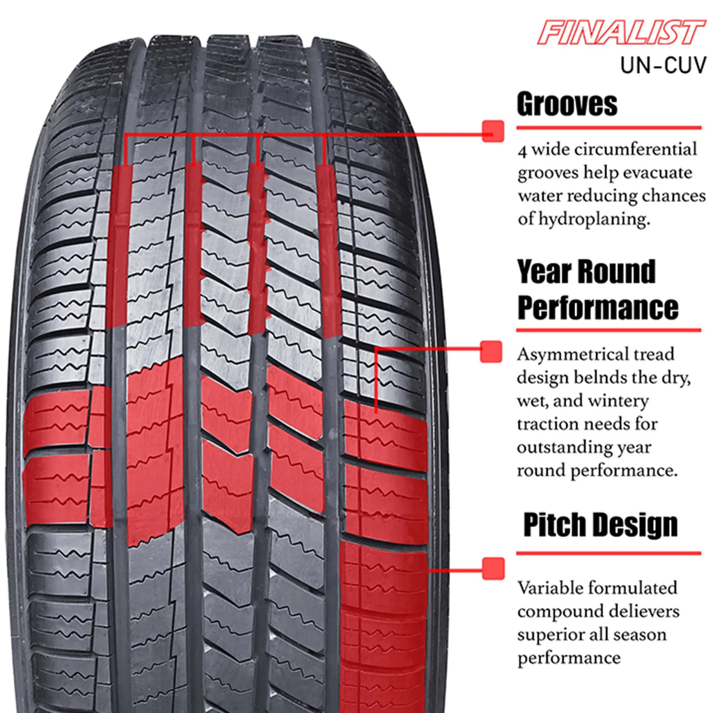 235/65R17 108V All Season XL CUV SUV Tire X20805