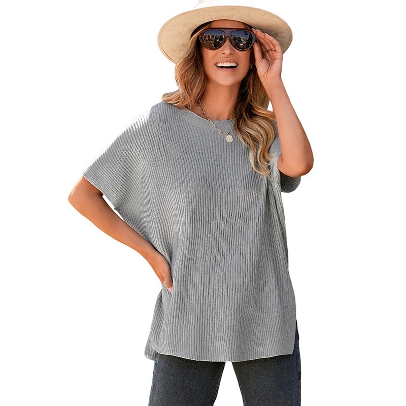 Oversized Loose Knitted Top K5519