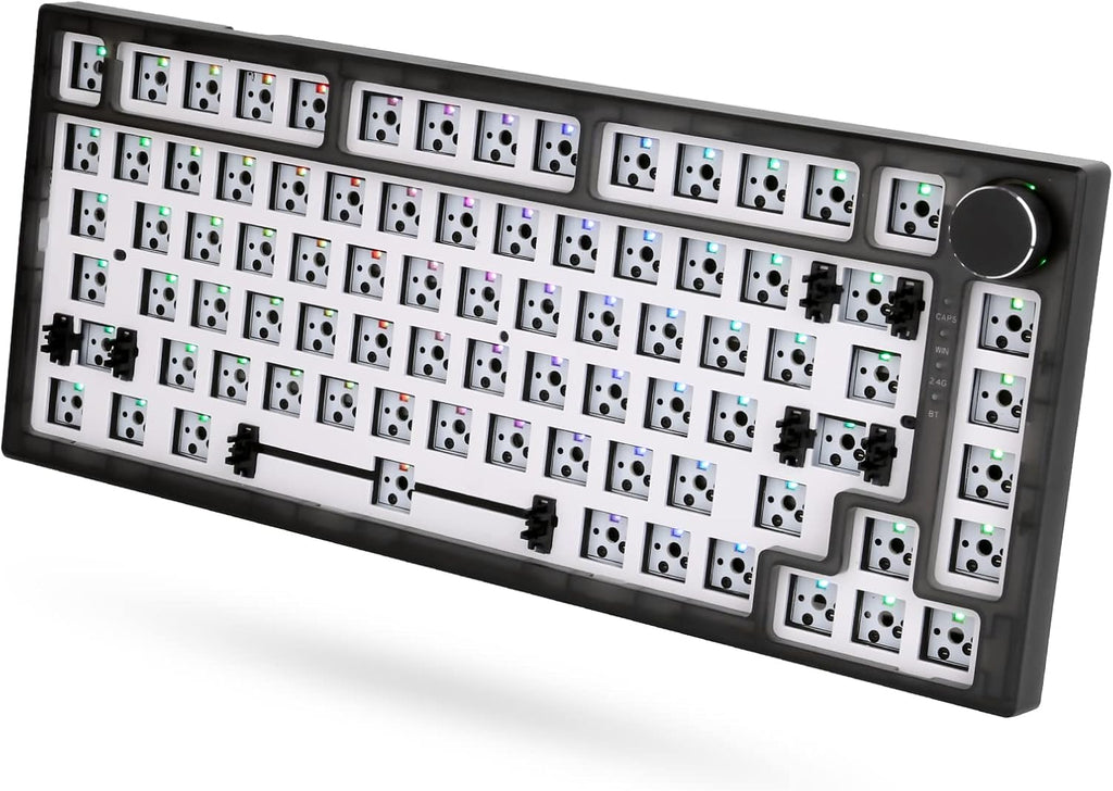 75% Gasket Mechanical Keyboard Kit, 83 Key, RGB Backlit A347831
