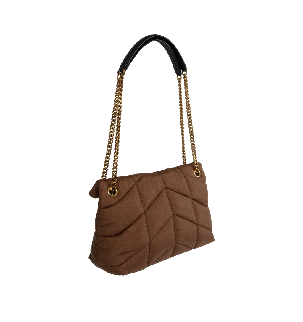 Small Nylon and Leather Bag F2387