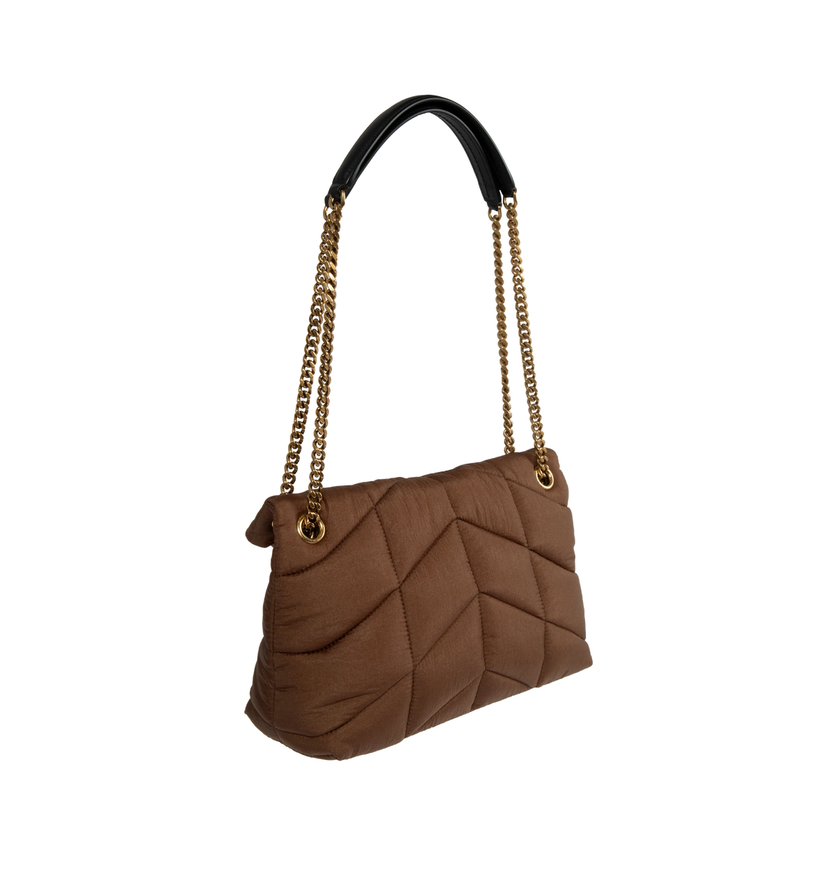 Small Nylon and Leather Bag F2387