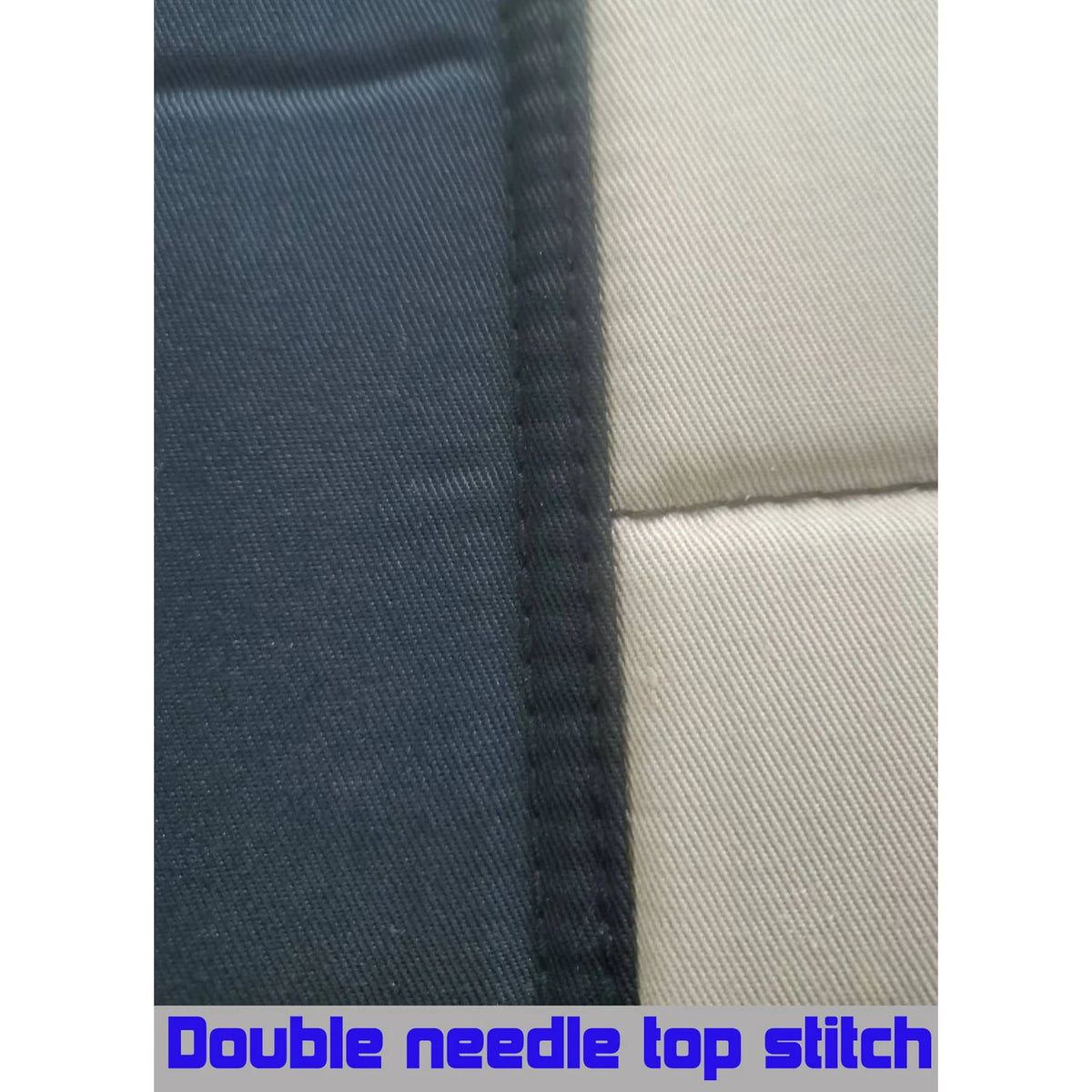 Black and Charcoal Velour Truck Seat Covers L8233