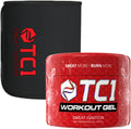 Sweat Belt and Topical Sweat Gel Workout Enhancer with Capsaicin H599