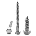 5/8x22-5 x 16x22 Hex Lag Screw Low Carbon Steel Hot Dip Galvanized Pk 35 H740