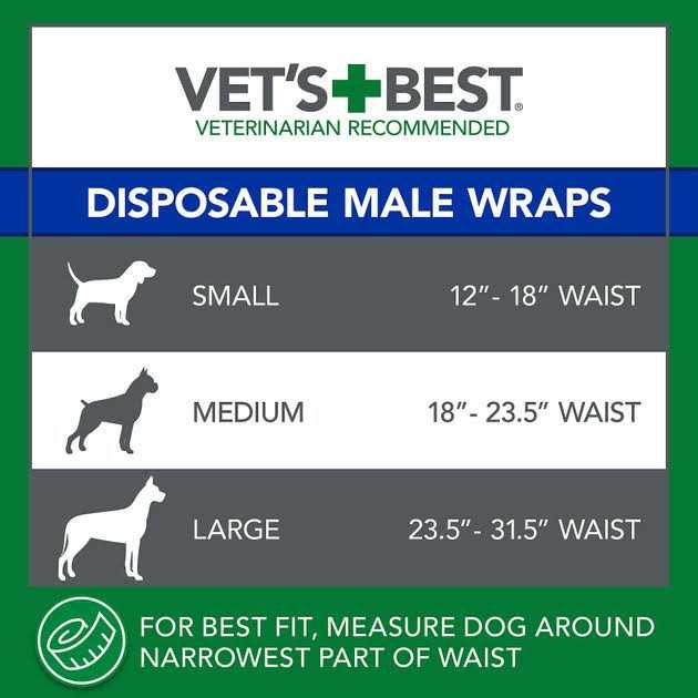 Disposable Male Dog Wraps X17483