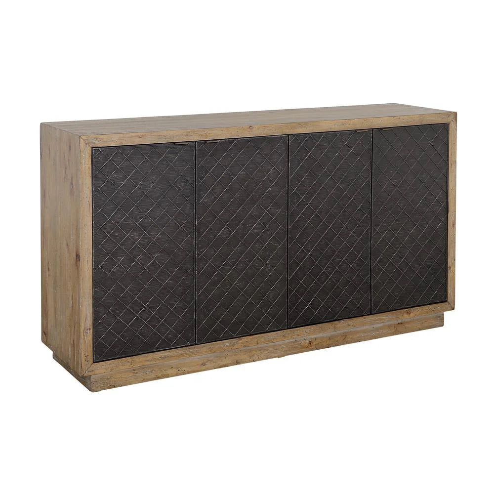 4-Door Wood Credenza J10446