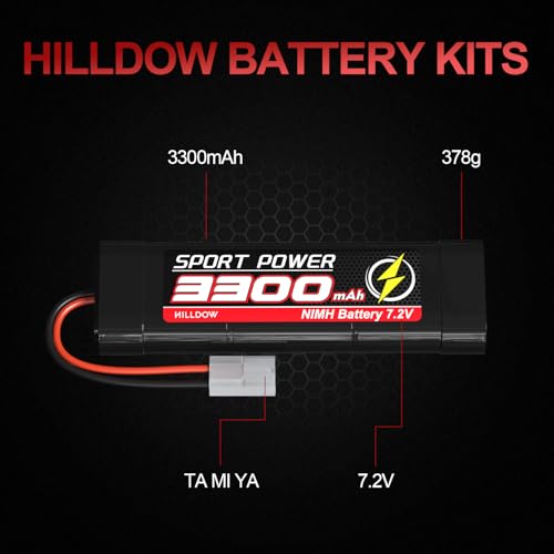 7.2V 3300mAh NiMH RC Battery 2 Packs N626650