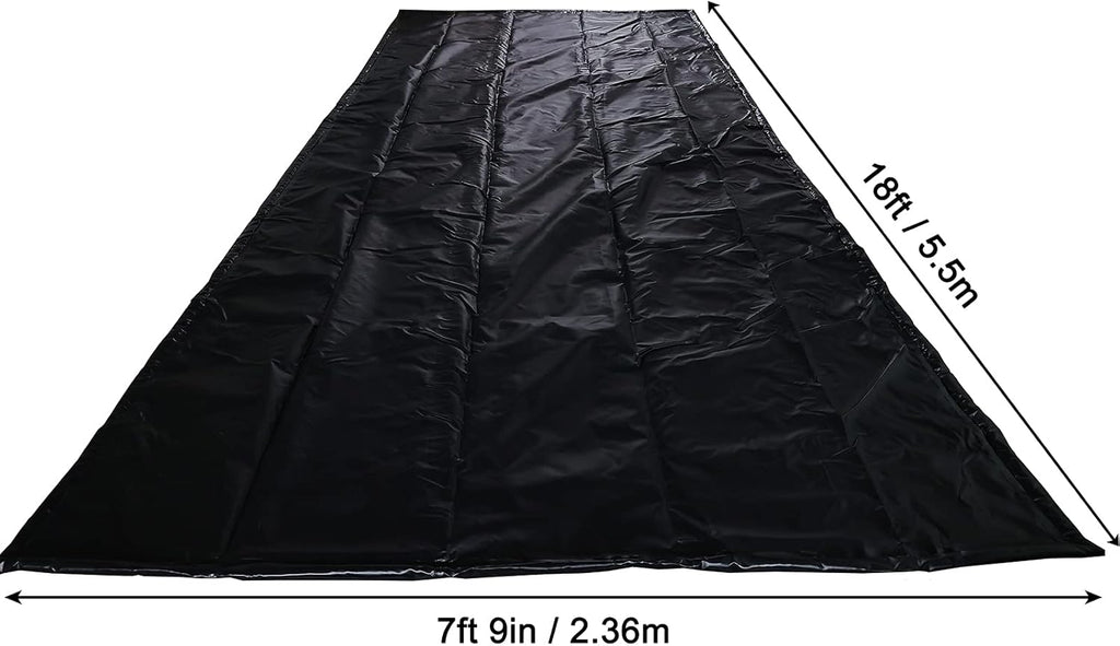 Black Garage Containment Mats 7'9'' X 18' O7989