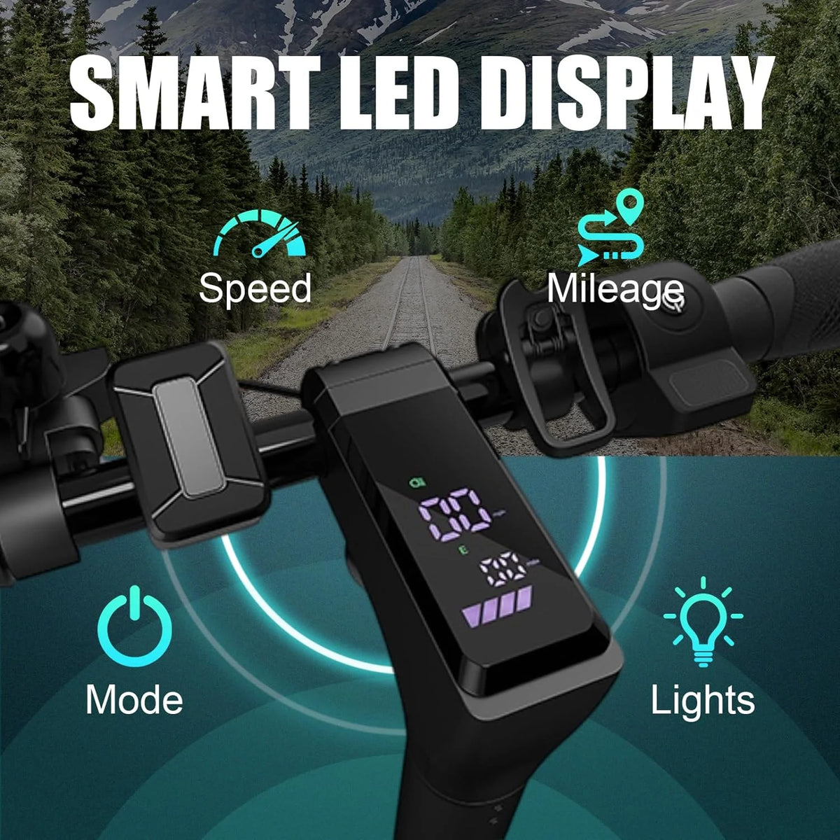 Electric Scooter for Adults, 20 Mph, 25 Miles Range, 500W Foldable W689