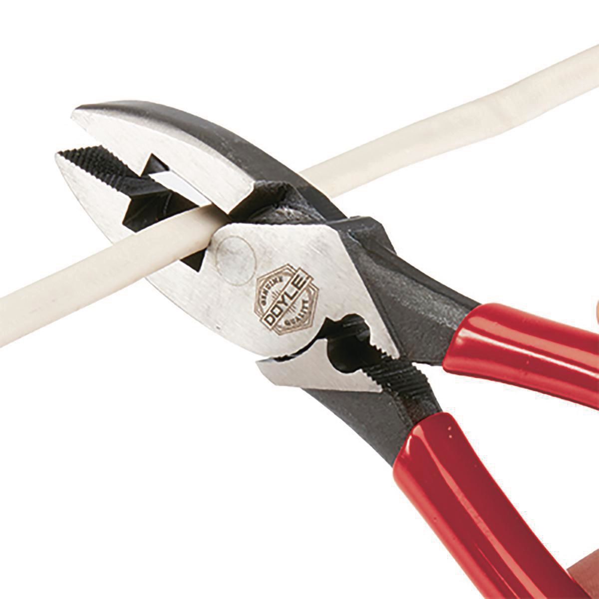 9-1/2 in. High Leverage Linesman Pliers with Crimping Tool Q819