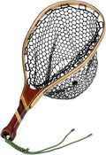 Black Aluminum Alloy Frame Fly Fishing Landing Net with Rubber Mesh Pack of 2 H23209