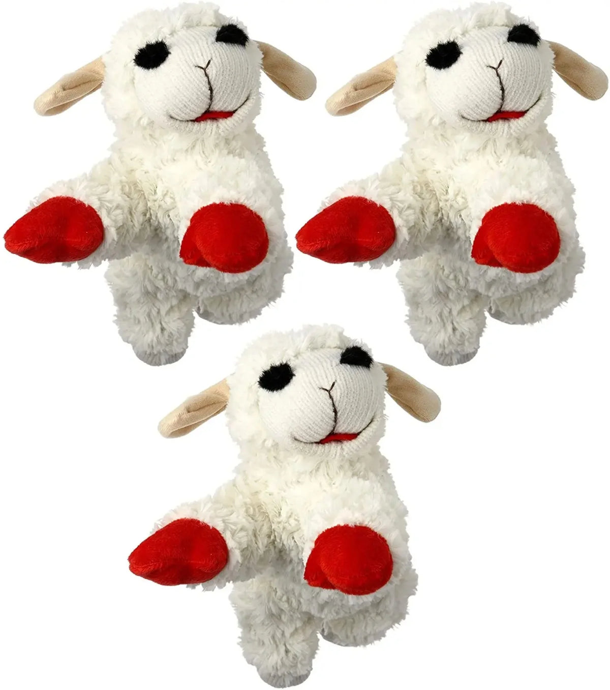 10 3-Pack Plush Dog Toy P365