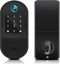 Smart Keyless Entry Door Lock with Bluetooth Fingerprint Deadbolt, Touchscreen Keypad, Card, Keys W6708