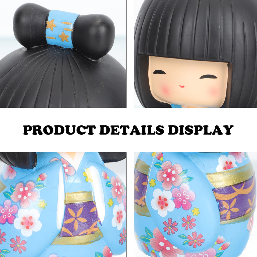 Kimono Doll Japanese Traditional Home Decor Toys W57241