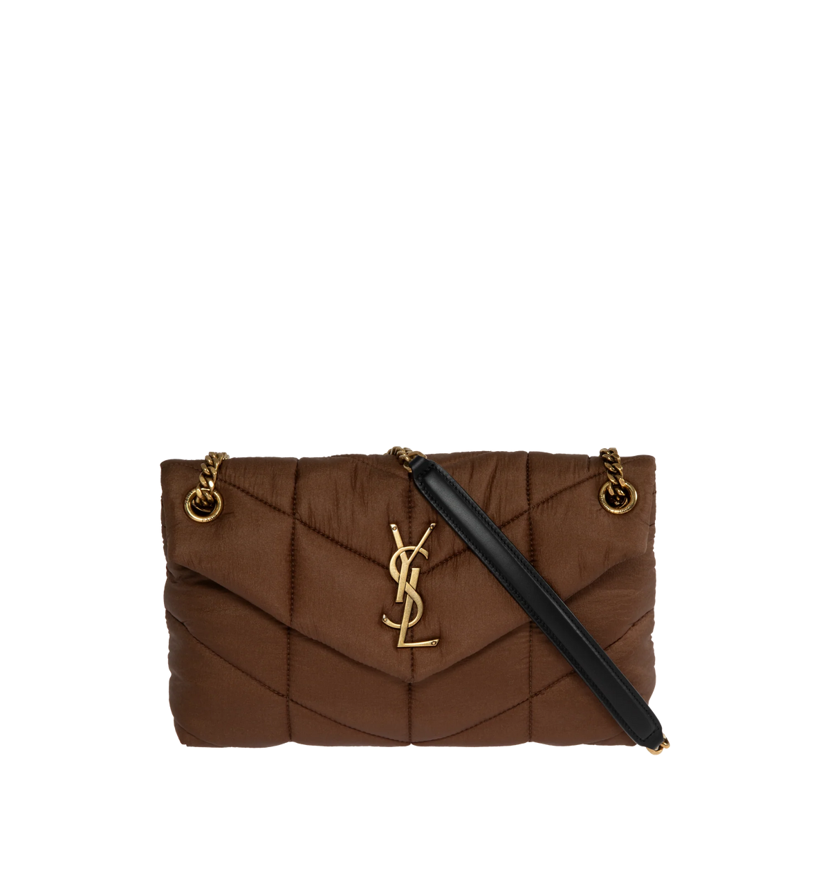 Small Nylon and Leather Bag F2387