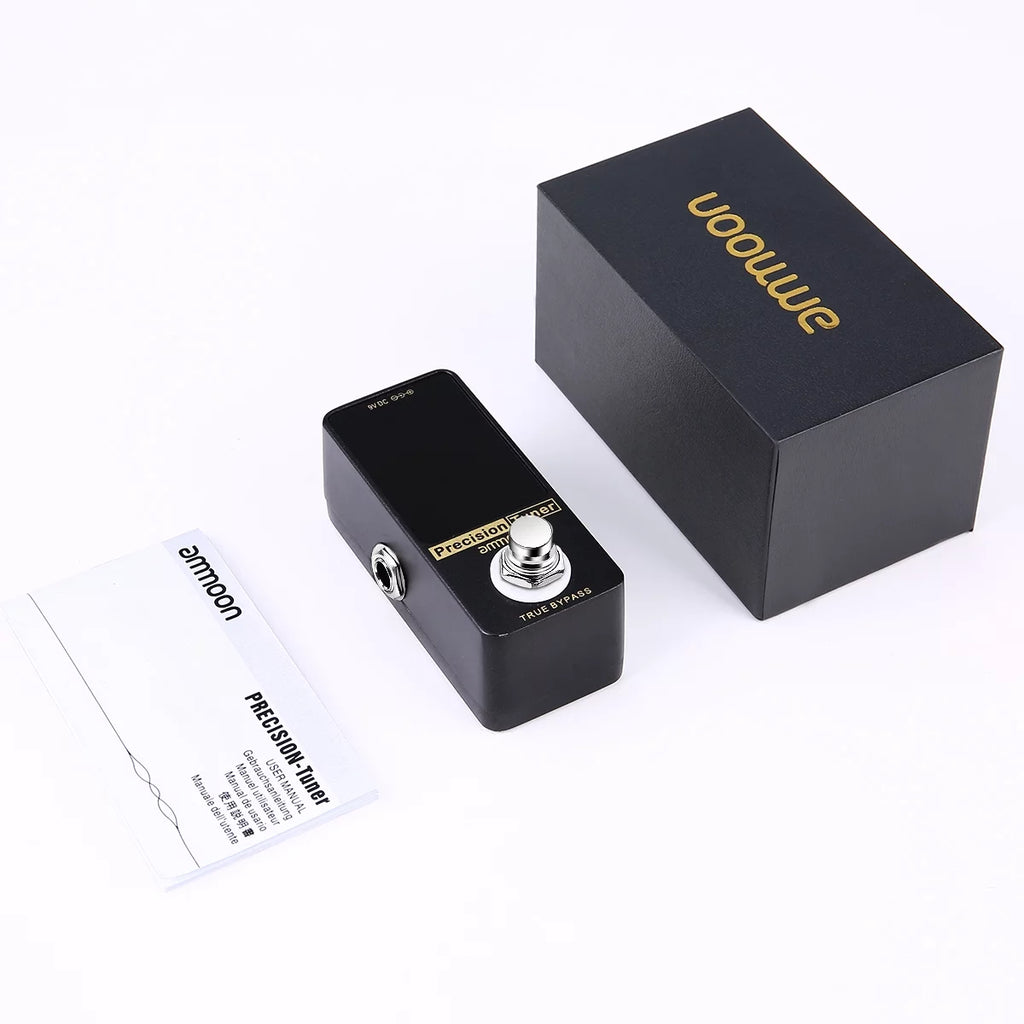 Metal Shell Tuner Pedal Led Display Precision Bypass Bass Tuner L69308