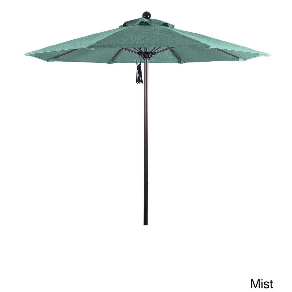 7.5 ft. Fiberglass Market Umbrella, Blue L9354