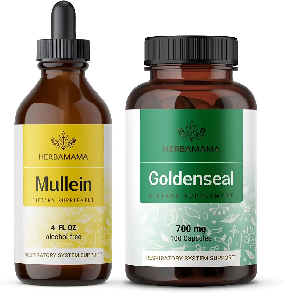Mullein Leaf Extract and Goldenseal Capsules Kit I47149