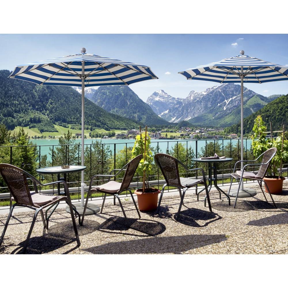 7.5 ft. Fiberglass Market Umbrella, Blue L9354