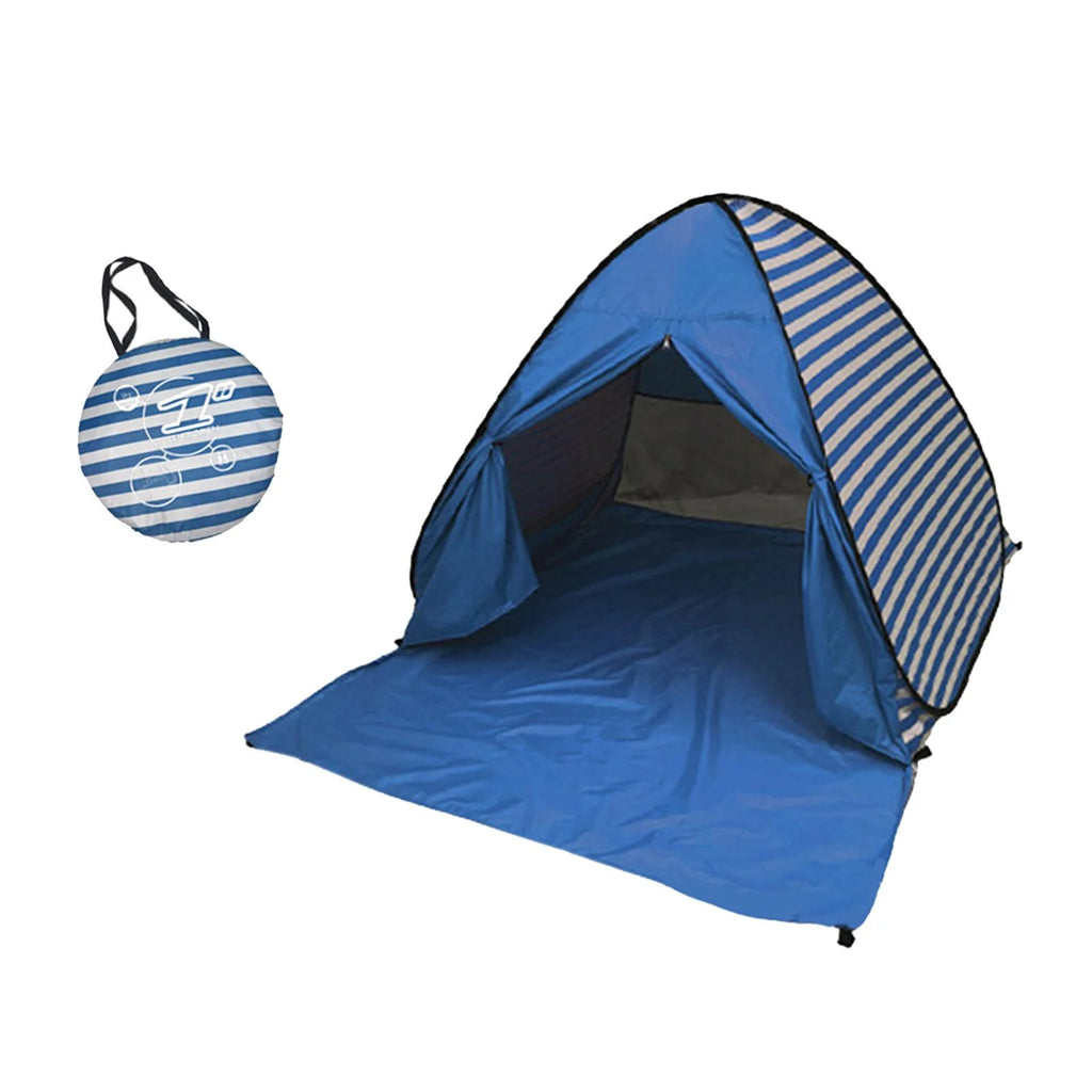 Deep Blue Stripes Beach Tent W74150