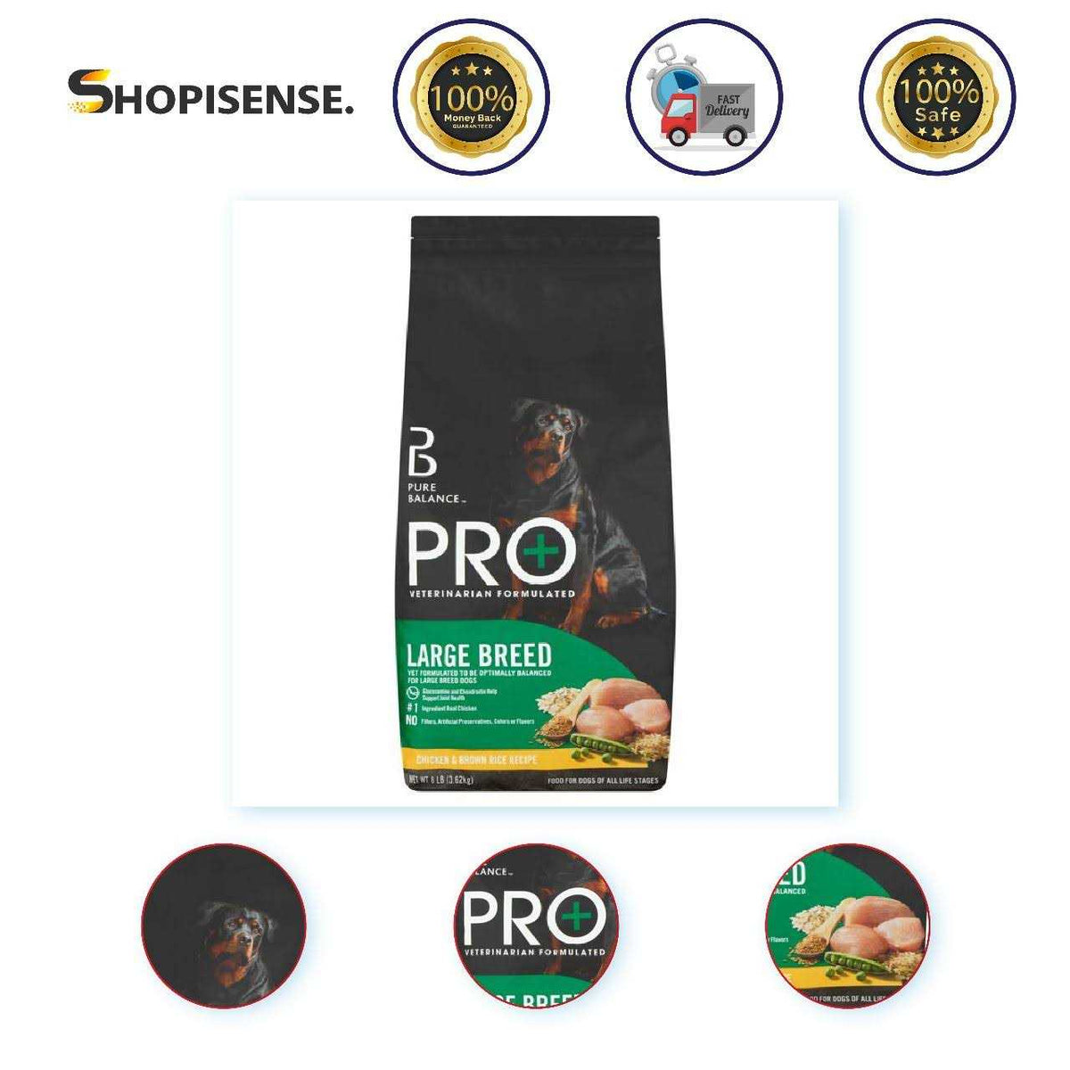 Chicken & Brown Rice Recipe Dry Dog Food Q78747