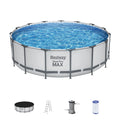 15' x 42 Round Above Ground Swimming Pool Set T361