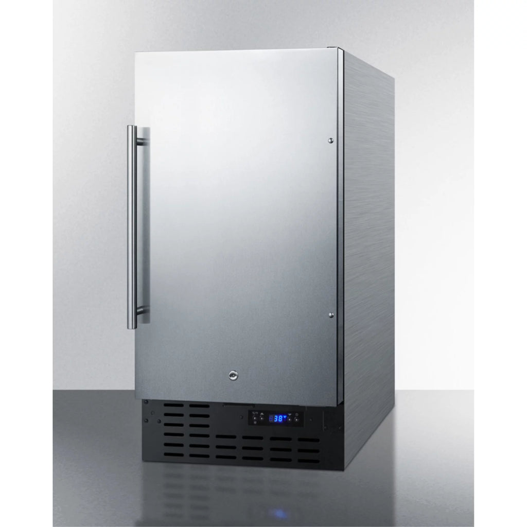 18 in. Compact Refrigerator - Stainless Steel T530346