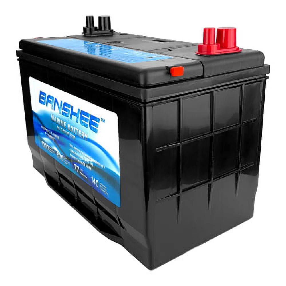 12V 77Ah Deep Cycle Marine Battery Group Size 27 U1965