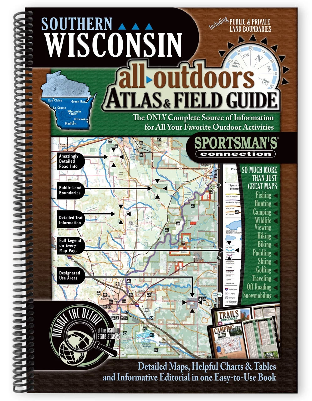 Wisconsin All Outdoors Atlas and Field Guide V812148