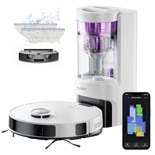 Robot Vacuum and Mop Combo with Self Emptying Station J174